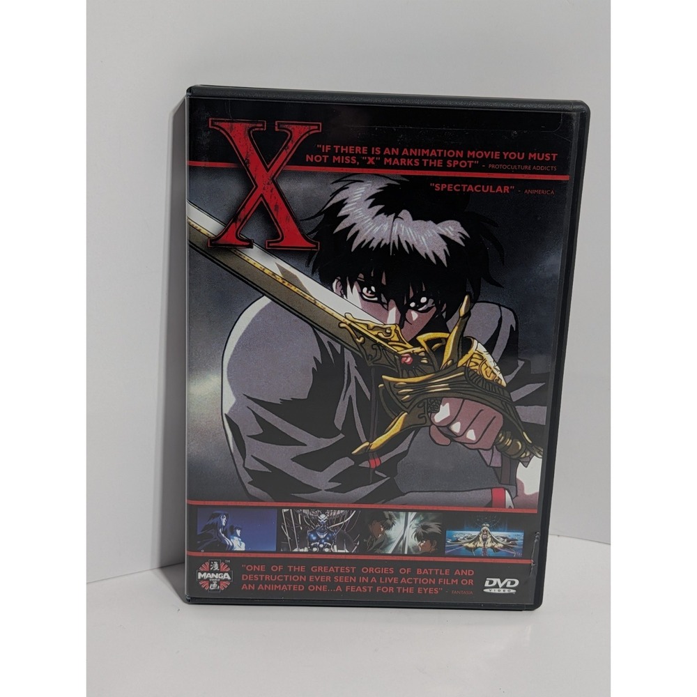 X - Manga Entertainment Anime DVD Video Movie w Insert & Special Features